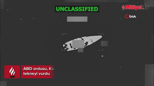 ABD Karayipler'de havadan vurdu! 3 narko-terörist öldürüldü