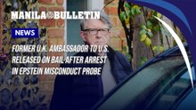 Former U.K. ambassador to U.S. released on bail after arrest in Epstein misconduct probe