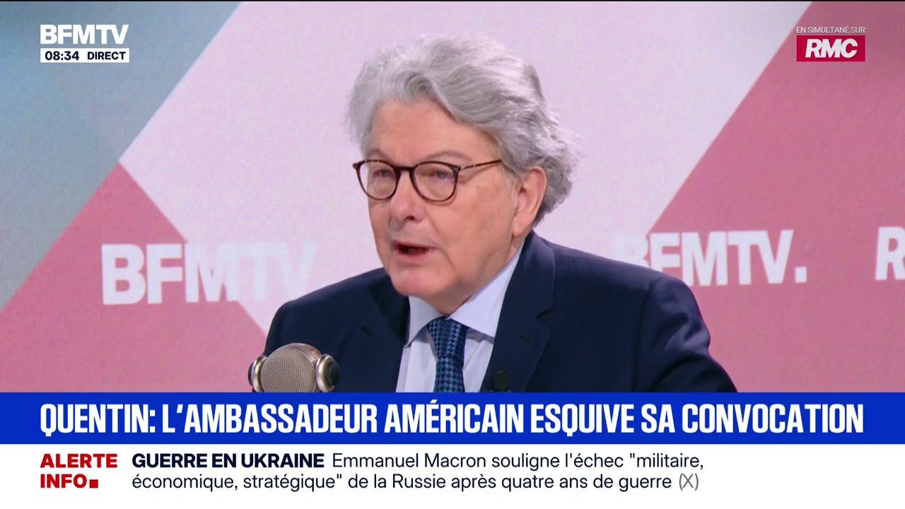 "Notre démocratie est fragile si ceux qui sont en charge d'appliquer les lois ont la main qui tremble", pointe Thierry Breton, ancien Commissaire européen
