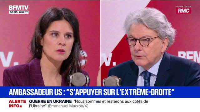 Le quai d'Orsay a bien réagi : Thierry Breton réagit à la convocation séchée par l'ambassadeur américain en France