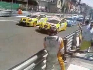 départ Wtcc course 1 Pau 2008