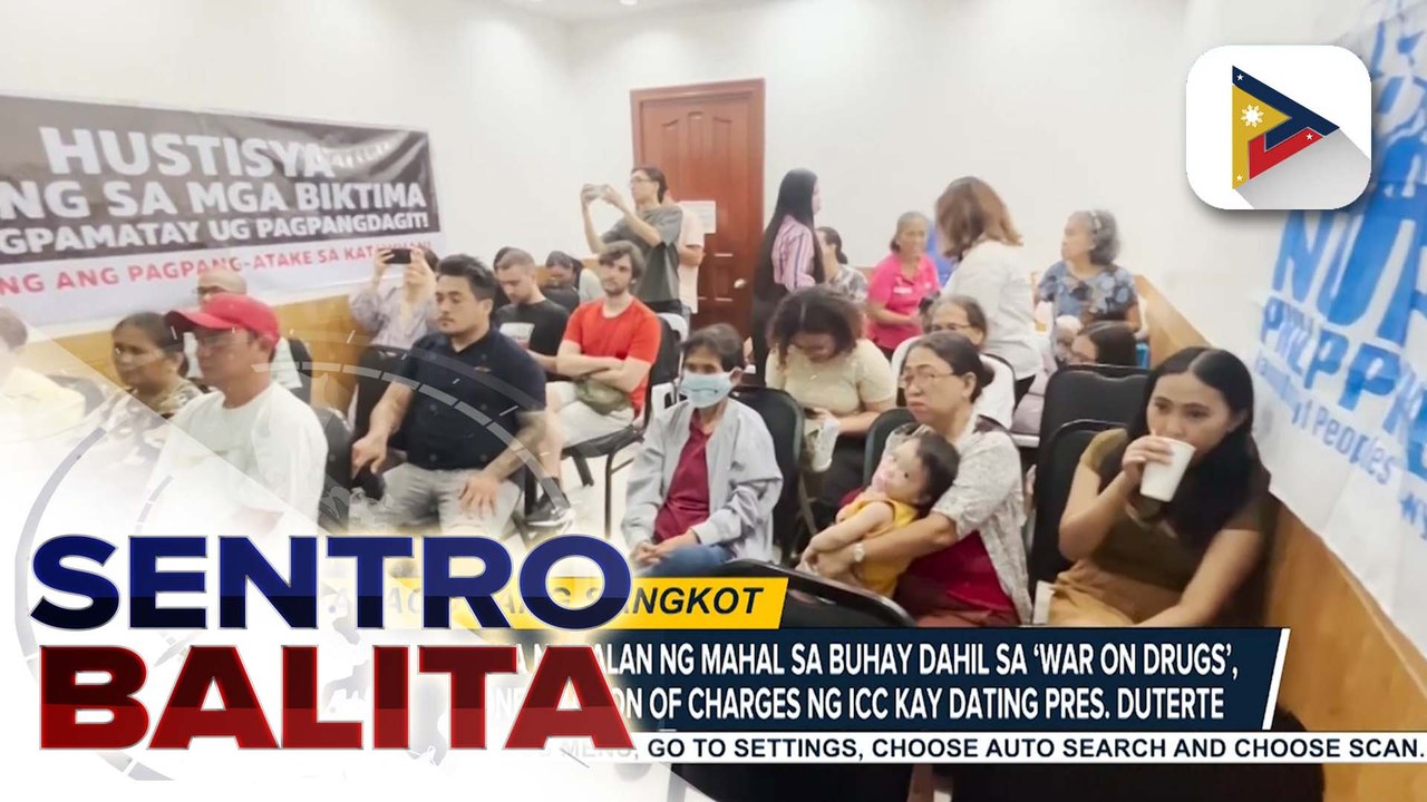 Pamilya ng mga biktima ng ‘war on drugs’ sa Cebu, inabangan ang pagsisimula ng confirmation of charges ng ICC kay dating Pres. Duterte | ulat ni Jessee Atienza - PTV Cebu