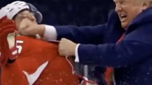 Donald Trump aprovecha la IA para difundir vídeo en el que juega al hockey contra Canadá