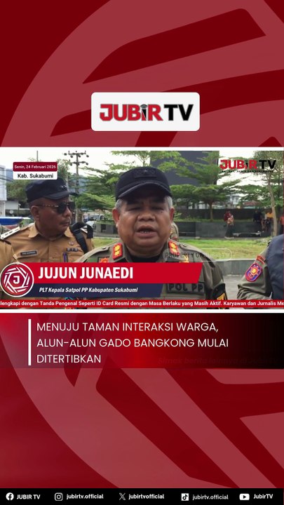 Menuju Taman Interaksi Warga, Alun-alun Gado Bangkong Mulai Ditertibkan