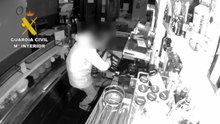 Imagen de robo en cafetería de Berriozar