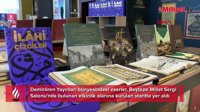 Demirören Yayınları, Beştepe’de sanat rüzgarı estiriyor! 'İlahi Çizgiler' büyük ilgi gördü