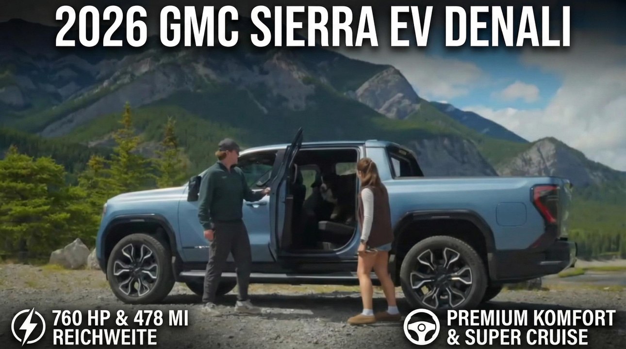 2026 GMC Sierra EV Denali: Skeptikerin überzeugt durch Power & Komfort