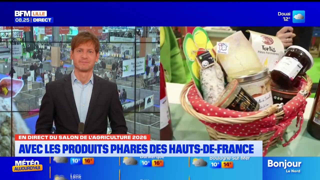 Bonjour Lille du mardi 24 février 2026 en direct du Salon de l'Agriculture à Paris Expo Porte de Versailles