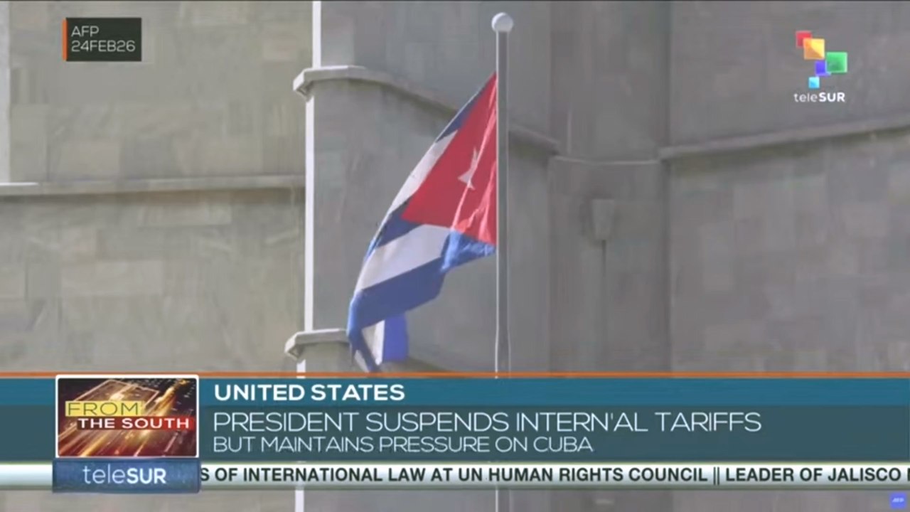 Pres. Trump suspends intern‘al tariffs  but maintains pressure on Cuba