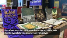 Demirören Yayınları, ‘Külliye'de Ramazan’ etkinliklerinde stantta ziyaretçilerini ağırlamaya devam ediyor