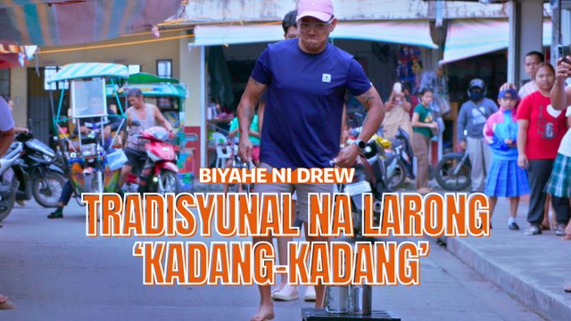 Tradisyunal na larong ‘kadang-kadang’ ng Burauen, Leyte, sinubukan ni Biyahero Drew! | Biyahe ni Drew