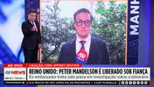 Ex-embaixador britânico Peter Mandelson é solto após pagar fiança