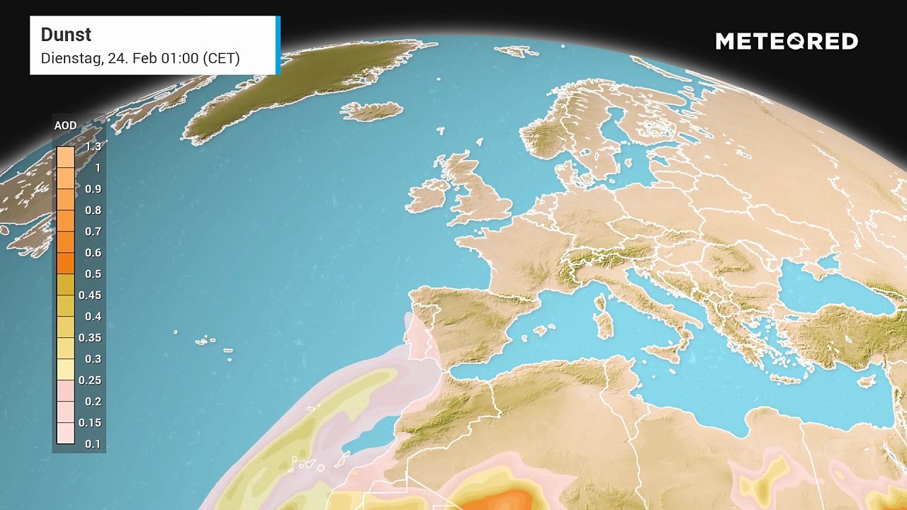 Sahara-Staubwolke erreicht Deutschland!