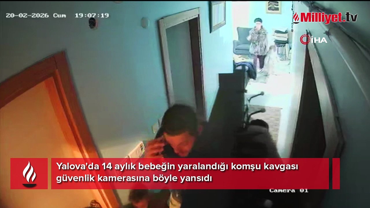 Yalova’daki 14 yaşındaki bebeğin de yaralandığı komşu kavgasının güvenlik kamerası görüntüleri ortaya çıktı