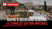 Riapre il belvedere Cederna, le terrazze sui Fori Imperiali