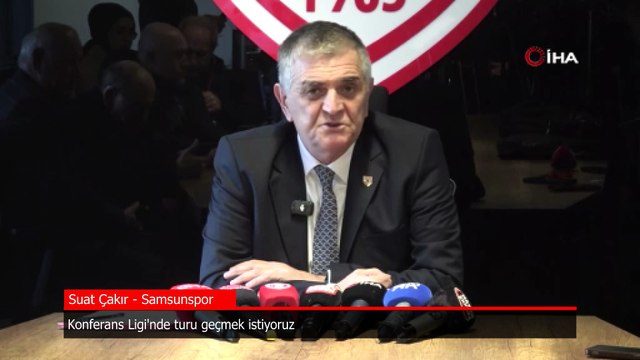 Samsunspor'dan Konferans Ligi açıklaması: Turu geçmek istiyoruz