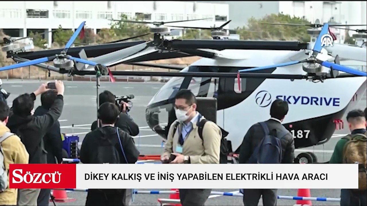 Dikey kalkış ve iniş yapabilen elektrikli hava aracının testi gerçekleştirildi