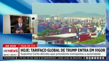 Tarifaço global de Trump entra em vigor nesta terça (24); Alan Ghani analisa