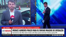 Moraes prorroga prazo para RJ enviar imagens de megaoperação à PF
