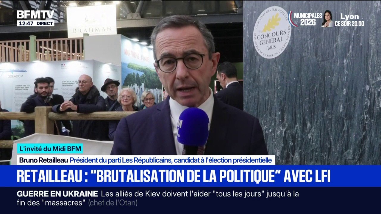 "Quand les Écologistes s'associent avec LFI, ils couvrent la violence de ce mouvement", estime Bruno Retailleau