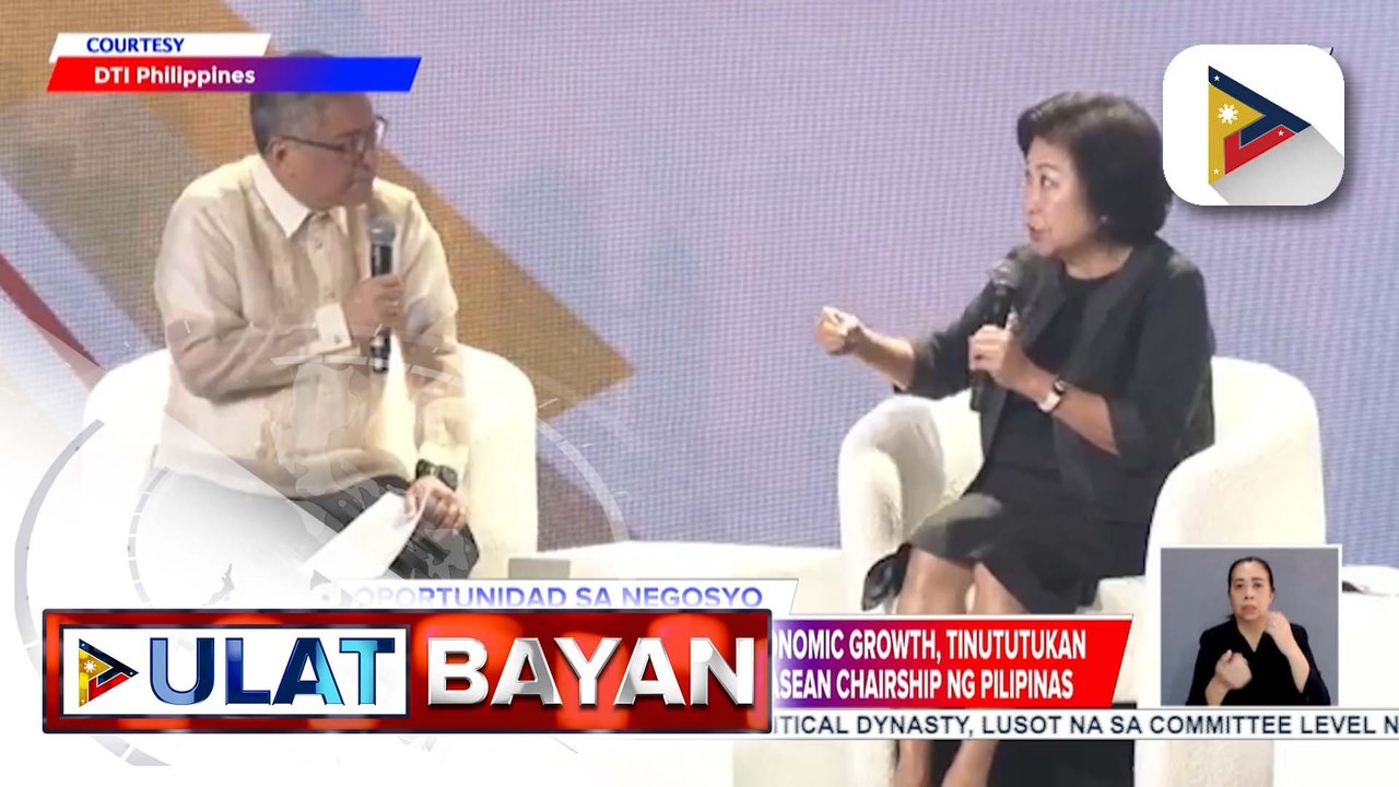 Buong puwersa ng pamahalaan, nakatutok sa mga mabubuksang oportunidad sa negosyo dahil sa ASEAN chairship ng Pilipinas | ulat ni Denisse Osorio