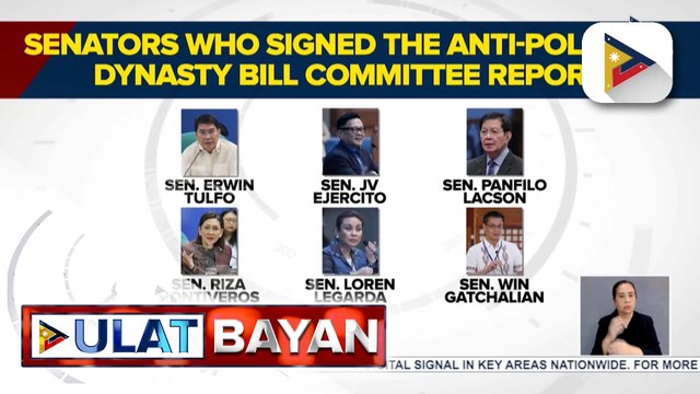 Panukalang anti-political dynasty, tatalakayin na sa Senado at target maipasa bago ang 2028 elections | ulat ni Louisa Erispe