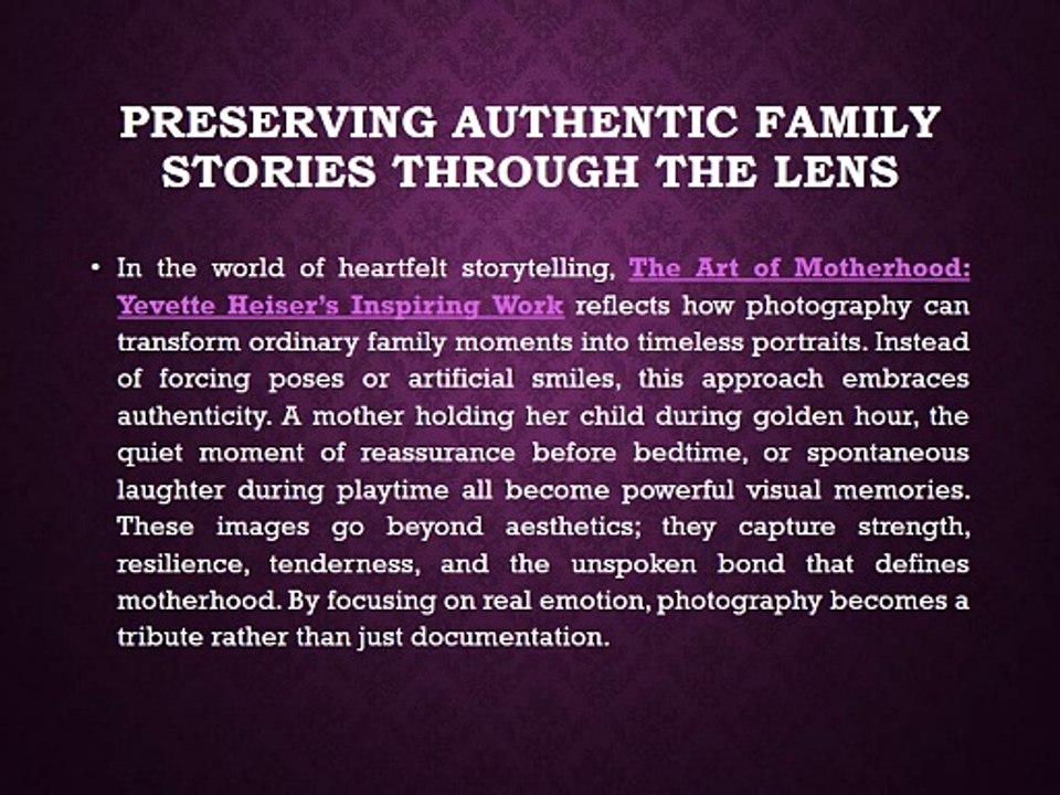 Yevette Heiser Honoring Motherhood and Transforming Moments into Meaningful Art