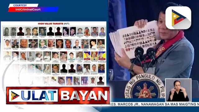 Oplan Tokhang at Narco list, isa sa unang tinutukan sa pangalawang araw ng confirmation hearing sa kaso ni dating Pangulong Rodrigo Duterte sa ICC