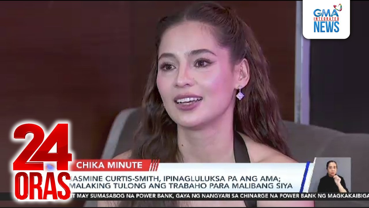 Jasmine Curtis-Smith, ipinagluluksa pa ang ama; malaking tulong ang trabaho para malibang SIYA | 24 Oras
