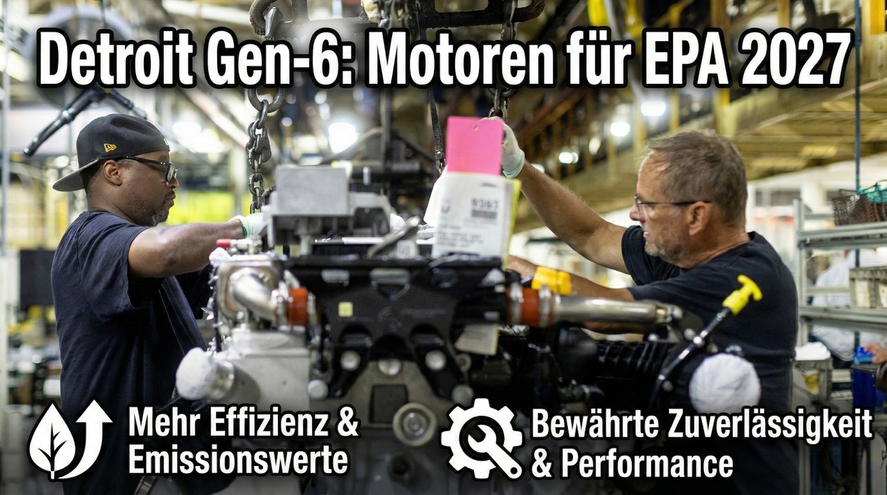 Detroit Gen-6 DD13 setzt neue Maßstäbe im Fernverkehr