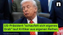 Donald Trump bleibt stur: The Don "schaufelt sich eigenes Grab" laut Kritiker aus eigenen Reihen