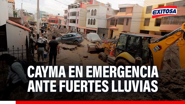 Cayma afronta desastres por fuertes lluvias: Piden declaratoria de emergencia en el distrito