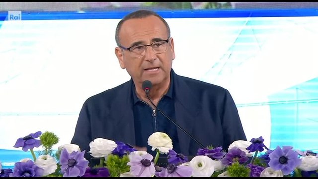 Sanremo, Conti: ascolti? Non mi sono esaltato e non mi abbatterò