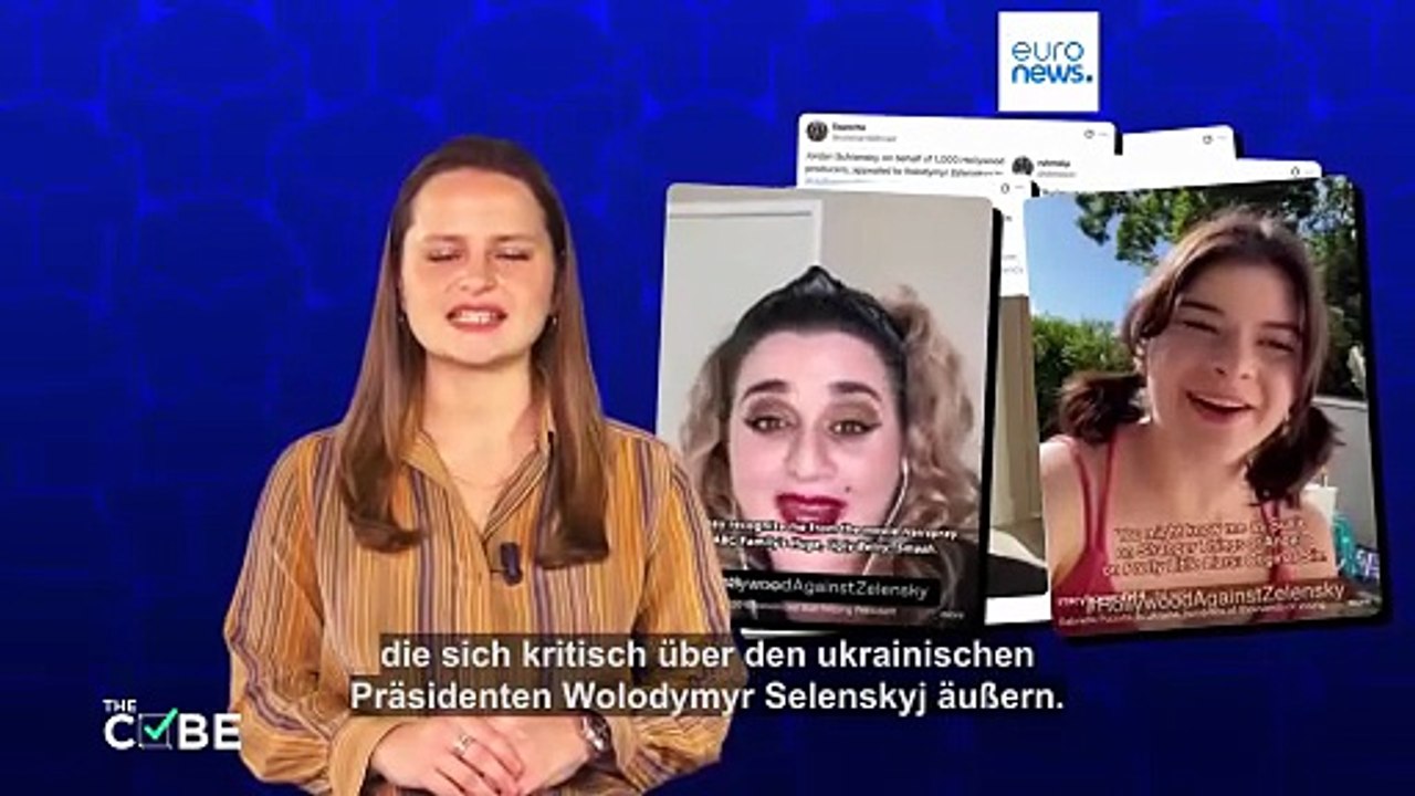 'Prominentenvideos' sollen Europa wegen der Ukraine unter Druck setzen