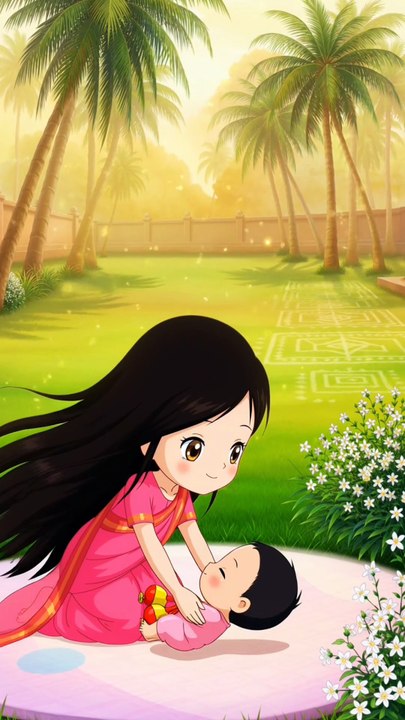 Baby's First Playtime with Kilikili Toys on Mat 🧸💕 | Chibi Animation