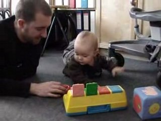 Gaël et papa (7 avril 2008)