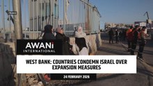Countries condemn Israel over expansion measures