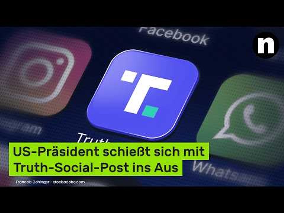 Donald Trump: US-Präsident schießt sich mit Truth-Social-Post ins Aus