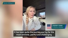 Vonn reveals doctors 'saved her leg from amputation' as she finally leaves hospital