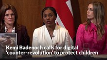 Kemi Badenoch calls for digital ‘counter-revolution’ to protect children