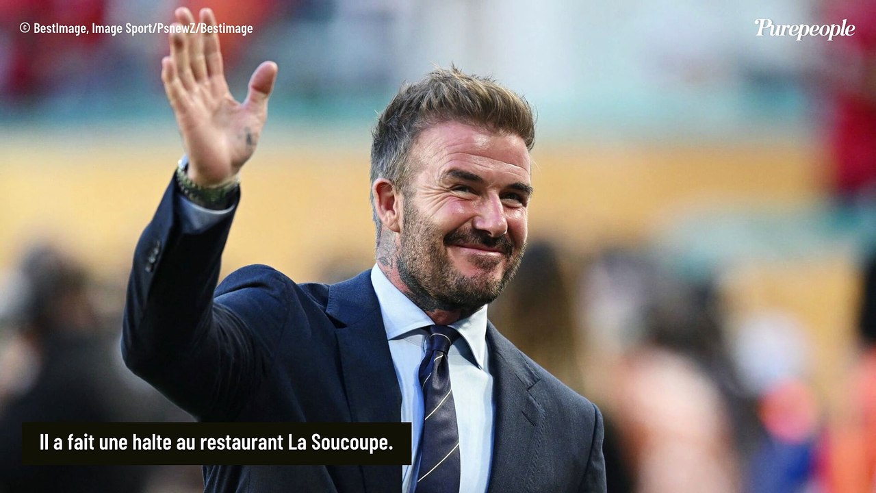 David Beckham : Combien coûte un repas dans le restaurant où il a dîné situé dans une très chic station de ski française