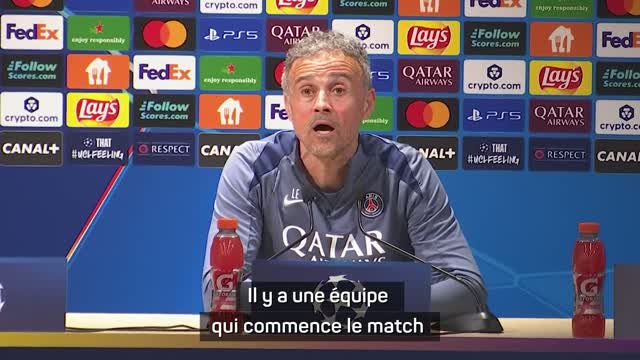 PSG - Luis Enrique : "Ce sera un match très difficile"