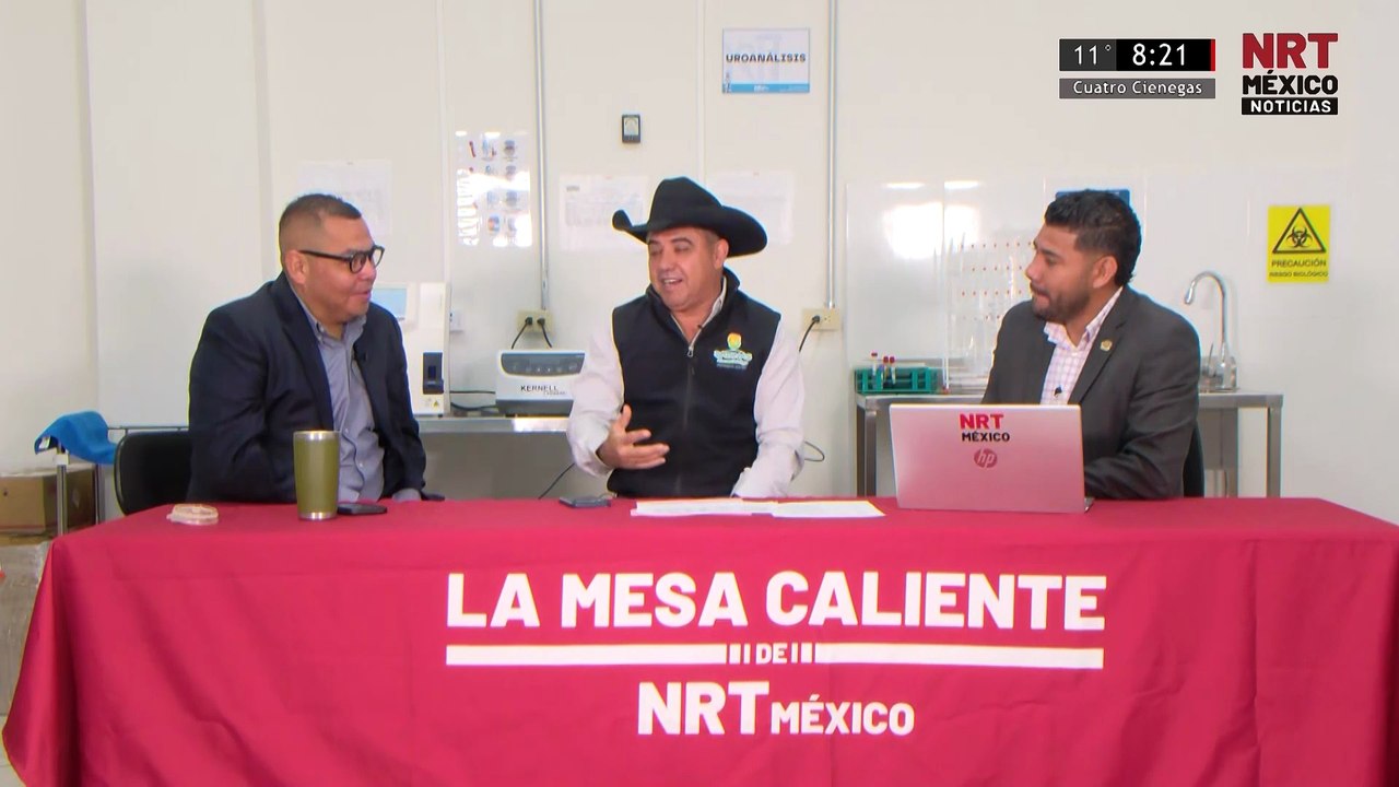 🔥📍 En entrevista para La Mesa Caliente de NRT México, el alcalde de Sabinas, Chano Díaz, detalló los avances alcanzados durante su administración.