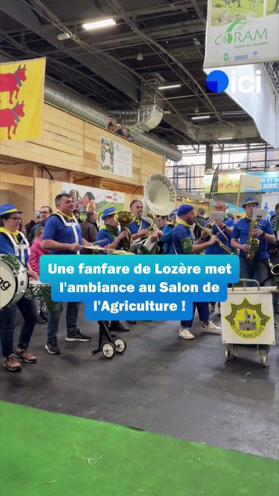 Une fanfare de Lozère met l'ambiance au Salon de l'Agriculture