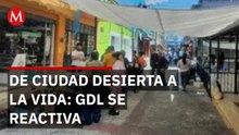 Jalisco intenta volver a la normalidad: Así luce el centro de GDL tras la violencia