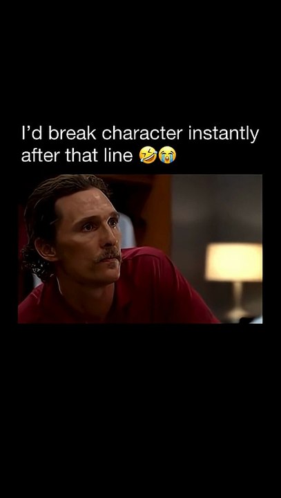 Matthew McConaughey can’t keep it together 🤣
