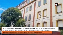 Roque González refuerza la restricción de celulares: “Autocontrol y uso responsable”