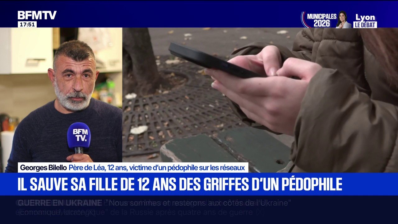 Georges, père de Léa, 12 ans, victime d'un pédophile sur les réseaux sociaux, raconte comment il a sauvé sa fille après sa tentative de suicide