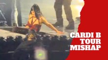 Cardi B keeps it real after on-stage fall caught on video