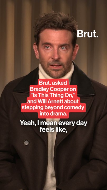 Brut. asked Bradley Cooper on "Is This Thing On," and Will Arnett about stepping beyond comedy into drama.